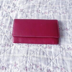 Vintage Soprano Genuine Leather Coin Pouch + Mirror